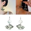 Unique Ear Buckles Goldfish Charm Earrings Elegant Accessories Fashion Females Ear Jewelry Suitable for Party Daily