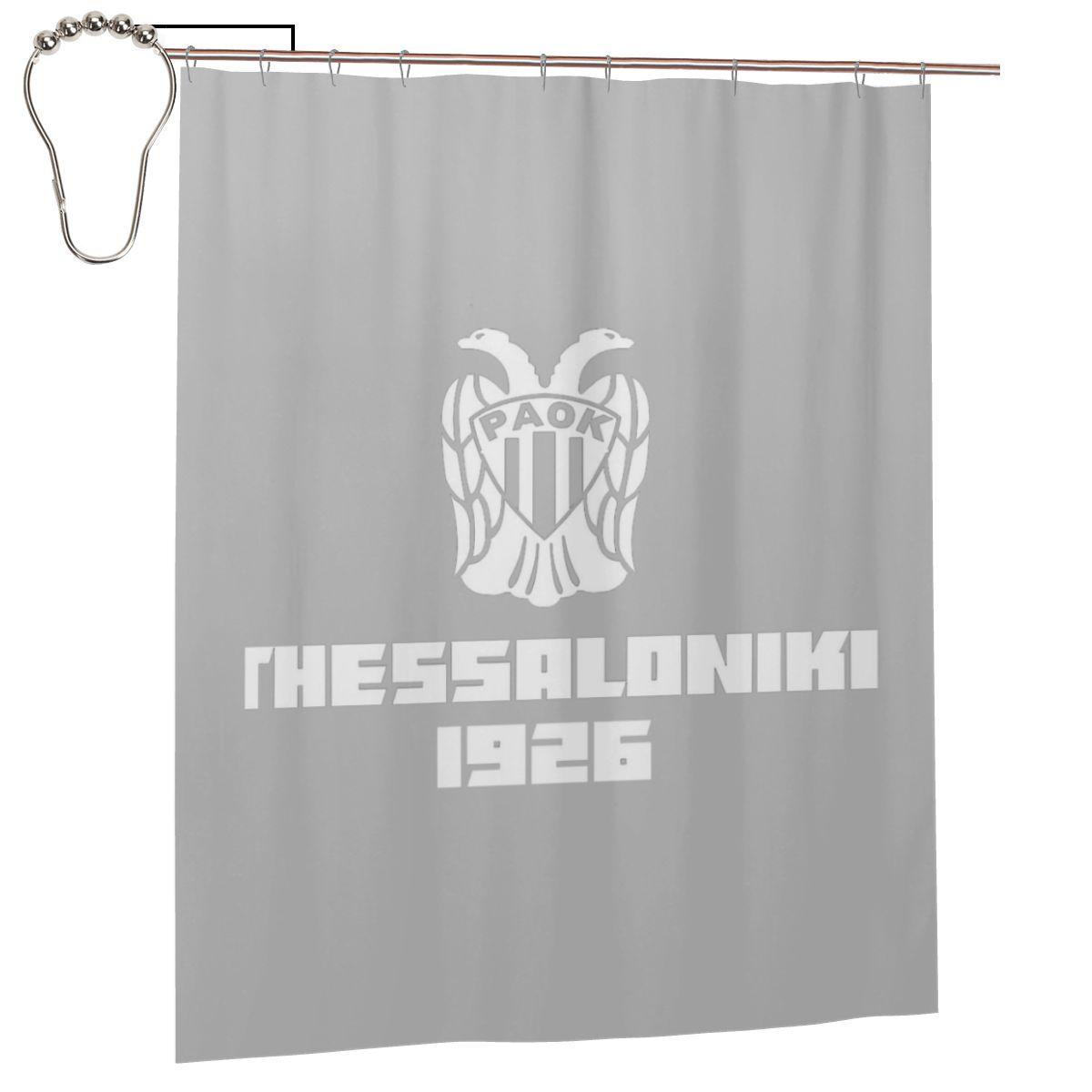 

Paok Thessaloniki Ultras Hooligans Shower Curtain Bathroom Polyester Waterproof Bath Curtains With Hooks W60H190(CM)-1 Pcs