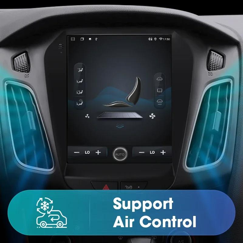 JIUYIN 2 Din 9.7" Android 13 Carplay Car Radio for Ford Focus 3 Mk 3 2011 2012 - 2019 Multimedia Player 2Din GPS Auto Stereo DVD