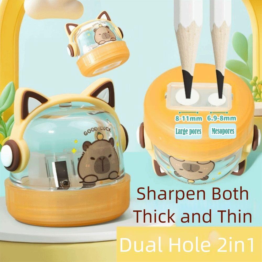 Mini Portable Capybara Pencil Sharpener Pencil Sharpener for Kids School Office Supplies