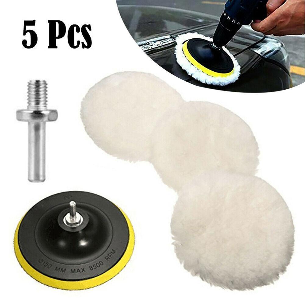 

3/4/5 Inch car polishing Pad For Car Polisher Drill Adapter Car Waxing Sponge Disk Wool Wheel car gadgets polishing tools