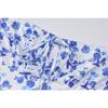 QICED Frühling Kleine Floral Neckholder Rock Kleid frauen Kleid