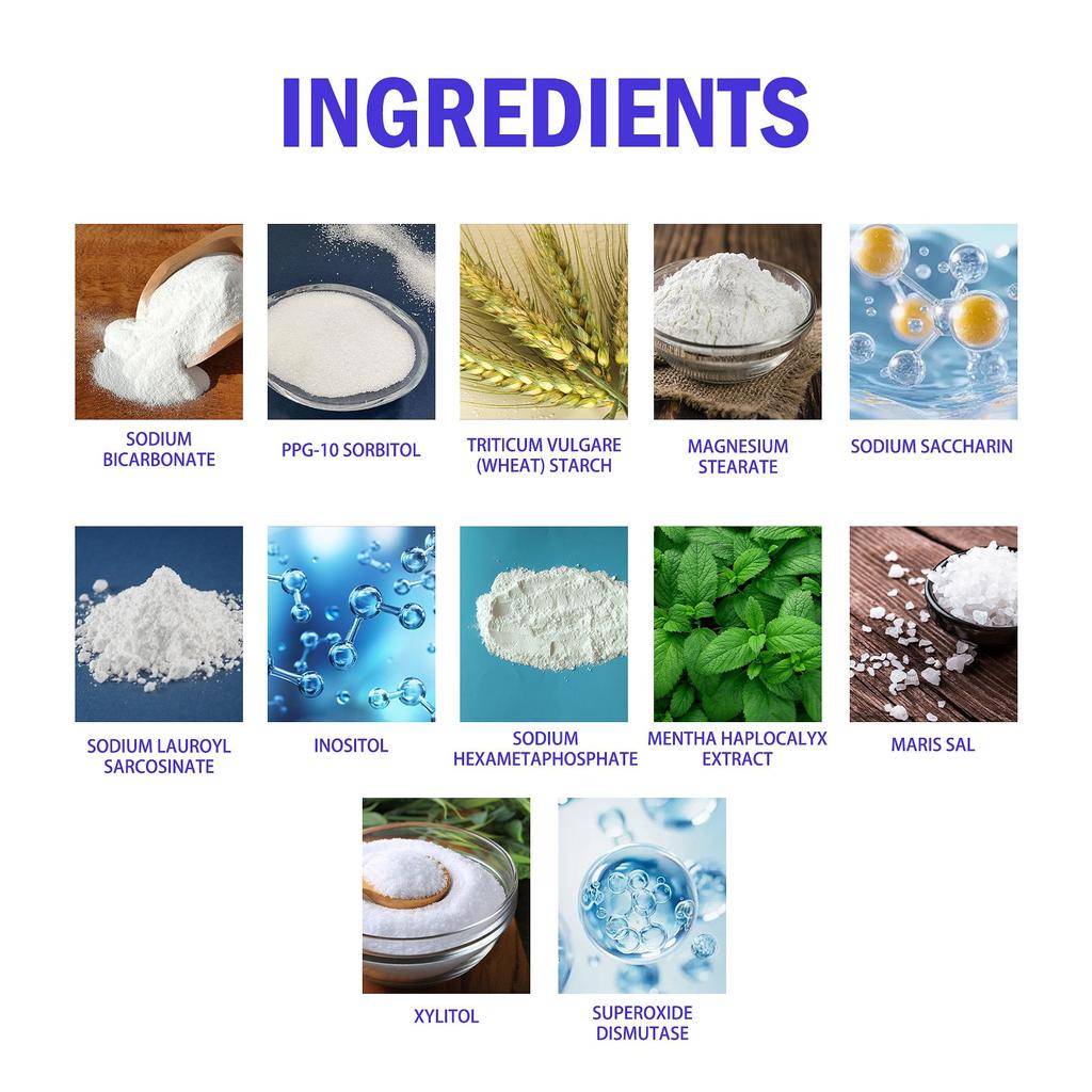 Teeth Whitening Powder Stain Remover Oral Cleaning Fresh Breath Tooth Powder