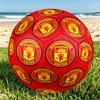 Manchester United F.C Print Size 5 Soccer Ball, PU Wear Resistant Football for Match Training and Daily Practice, Birthday Gift for Soccer Fans