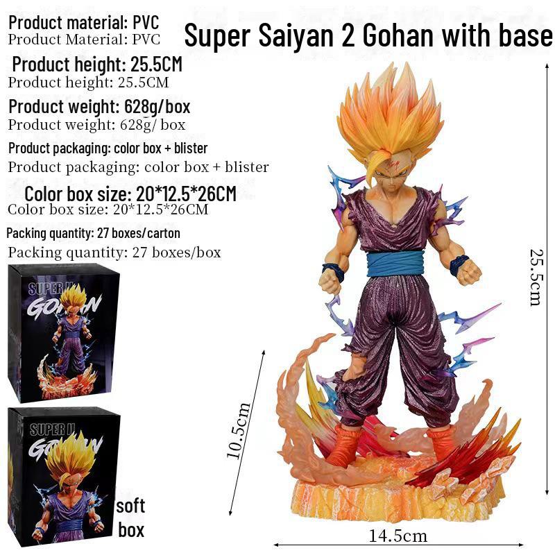 Dragon Ball Super: Son Gohan Super Saiyan Battle Damage Model Scene Decoration