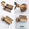 Bathroom Tissue Holder/Toilet Paper Holder Antique Brass Wall-Mounted Toilet Roll Holder, Toilet Paper Tissue Holder Shelf ELF86