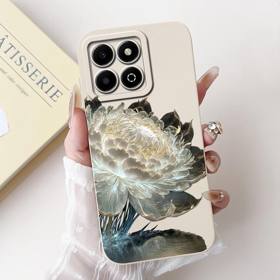 Case For Huawei Honor X6a X6b X6a Plus Phone Case For Honor X6 X6s 4G Soft Silicone Funda Women Fashion Flower Printed Cover