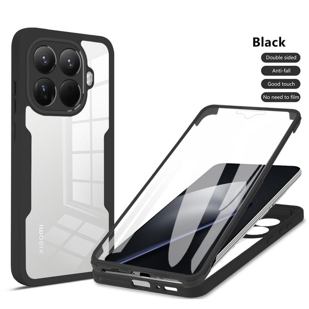 360 Fully Coverage Body Screen Clear Protector Phone Case For Xiaomi 15 14 13 12 11 Ultra T/Pro Shockproof Silicone Bumper Cover