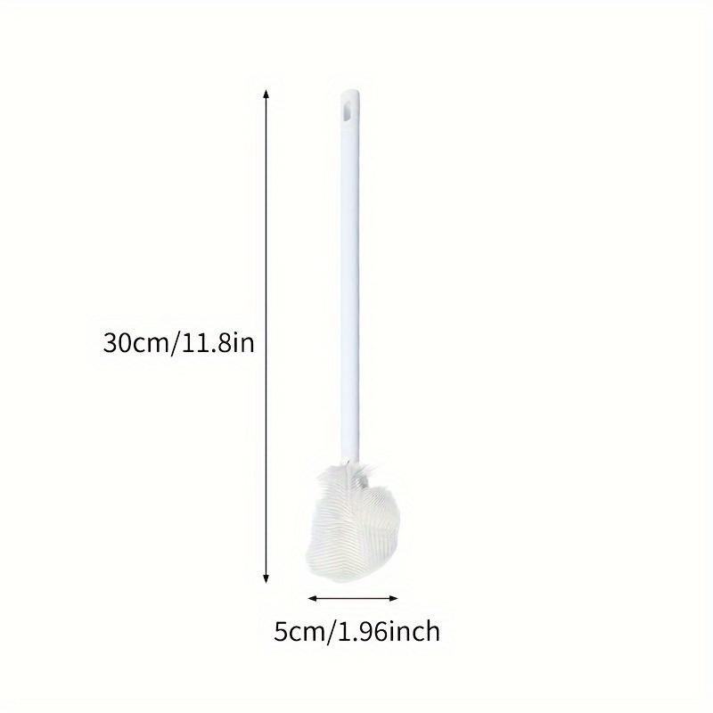 Soft Bristle Bottle Brush with Long Handle, Portable Plastic Handle, Non-Electric Kitchen Cleaning Tool for Narrow-Mouth Containers, Sports Bottles
