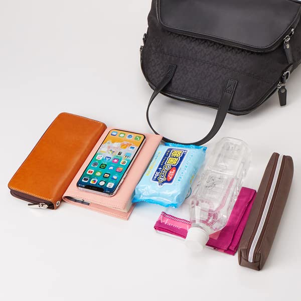 Isaac Monogram Jacquard Half Moon 2-Way Tote Bag, Women's, Brown (20)