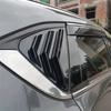 For Mazda CX-5 CX5 2017 2018      Car Rear Window Louver Shutter Cover Exterior Side Vent Scoop Trim Sticker