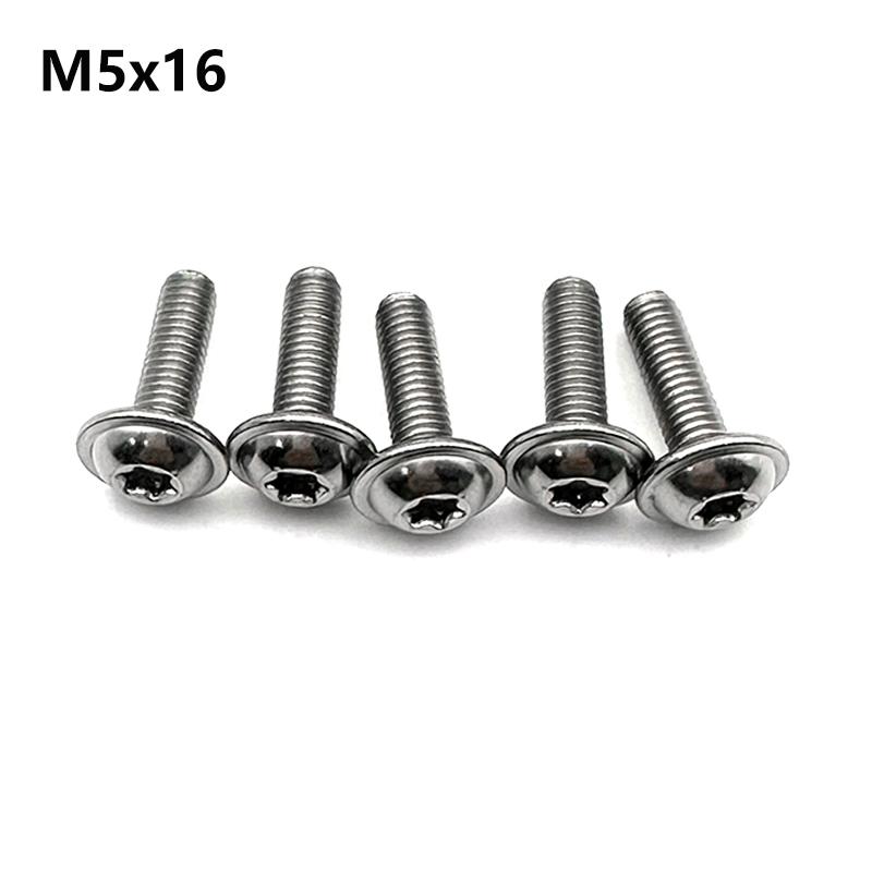 For BMW R1200GS R1200RT R1100GS S1000RR F650GS K1600GT F800GS R1100RS/RT R1150RT HP2 Motorcycle Shell Stainless Steel Screws