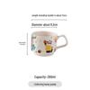Shangqi Honeybee Ceramic Coffee Mugs (Set of 2)