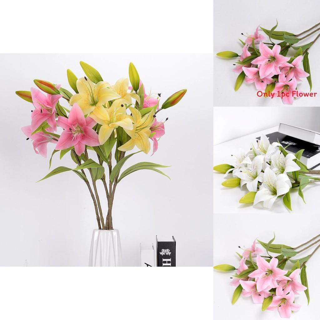 Künstliche Lilienblume Heimdeko Für Hochzeitsfeier Und Indoor-Fotoshootings