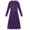 Women's Mink-proof Knitted Dress Loose Solid Color Mid-length Sweater Dress Knee-length Fishtail Dress for Autumn and Winter