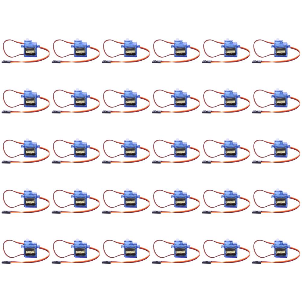 1-50PCS SG90 9G Miniature Servo Motor Fixed-Wing Micro Gear Servo Motor 180/360 Degrees for RC Helicopter Aircraft Airplane