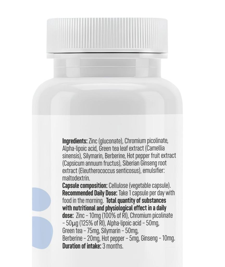 Bel Tono MetaActive Complex with Zinc, Chromium & Plant Extracts, 30 Capsules