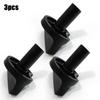 A complete set of three replacement carburetor choke knobs designed specifically for leaf blowers model 42411829500