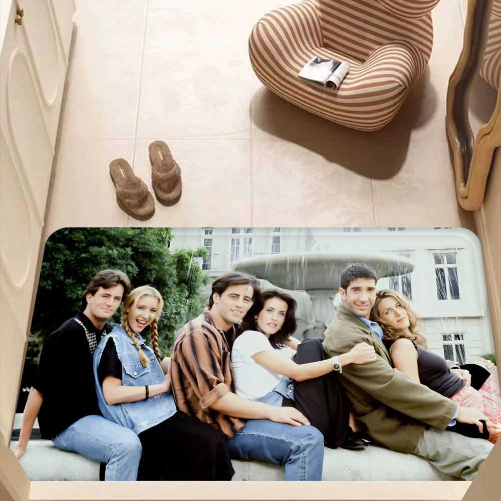 F-Friends Classics TV Floor Mat Nordic Style Home Doormat Bathroom-Toilet Mats Bedroom Hotel Decor Mat