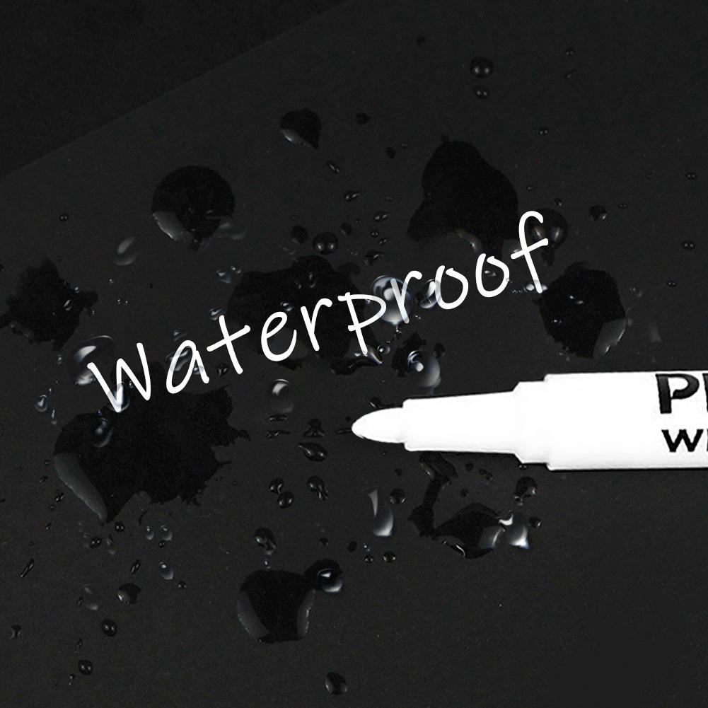 Biele Čierne Červené Fixky 1.0mm Olejové Vodotesné Farby na Vlnu Plátno Pneumatika Sklo Kameň Kov DIY Graffiti Skicovacie Markery Papiernictvo