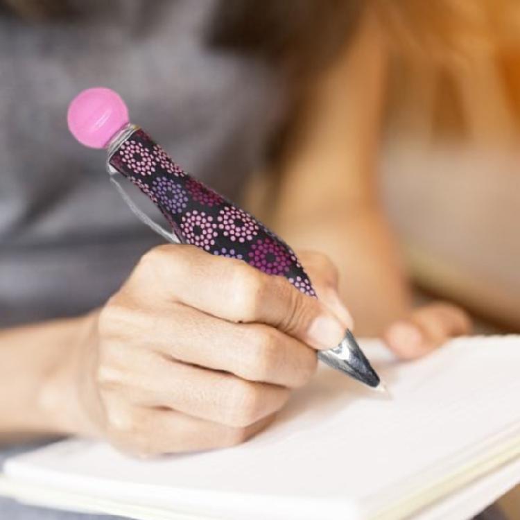 6 Pcs Ballpoint Pen Big Fat Pen Wide Grip Pen Gift Pen Smooth Writing Pen Small Pen Short Fat Pen for Student