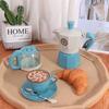 Coffee Machine Simulation Coffee Set Pretend Play Kettle Snack Play House Toy Kitchen Toy Education Afternoon Tea Toy Kids Gift