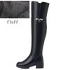 Fashion AIYUQI Winter Boots Women Knee High Long Boots Genuine Leather Waterproof Women Thigh High Boots Large Size Women's Boots