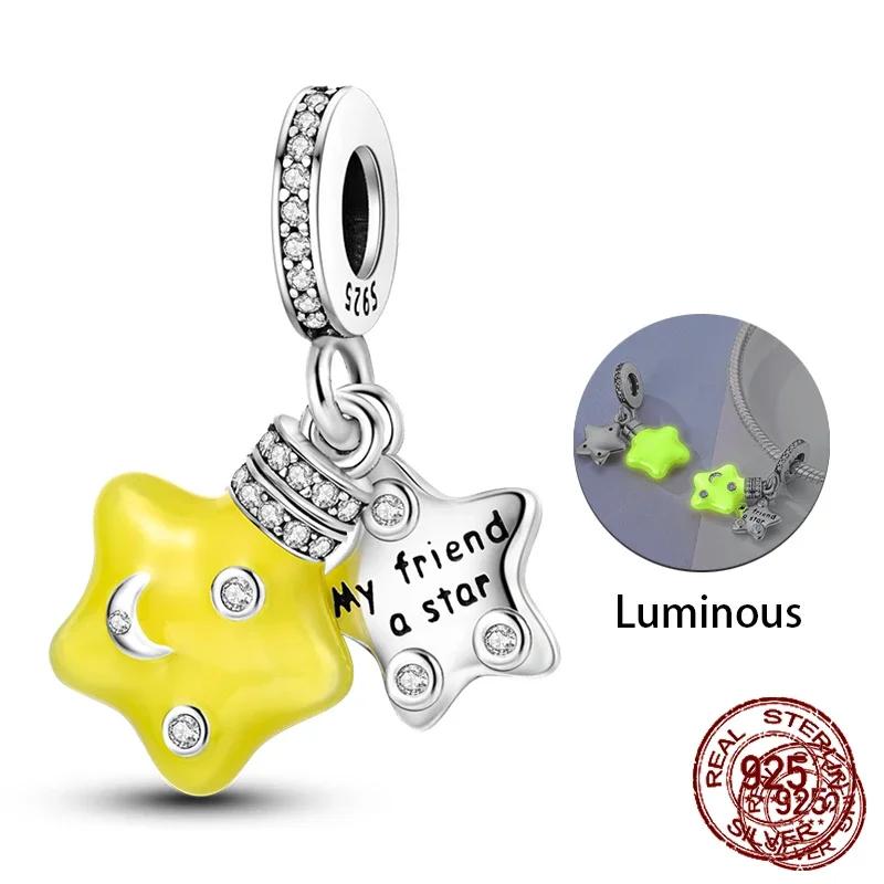 Copper Yellow Sunflower Scarecrow Ginkgo Charm Compatible With Authentic Bracelets Charm Bead Necklaces Diy Female Jewellery