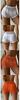 High-Waisted Solid Color Mesh Bikini Swim Bottoms - 2023 European and American Style