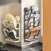Suction Cup Lid Placer No Punching Wall Hanging Kitchen Rack Multifunctional Cutting Board Rack Powerful Lid Rack