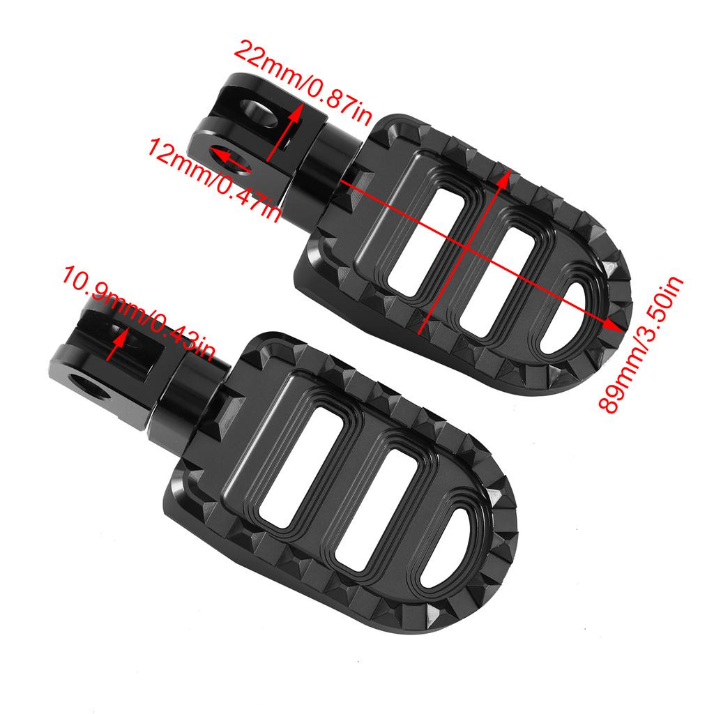 Front Footrests Foot Peg Fit for CFMOTO 450SR 450NK 650NK 400NK 800NK 650GT