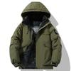 Spring and Autumn New Hooded Jacket Couple Outdoor Mountaineering Jacket Waterproof and Windproof Cotton-padded Coat