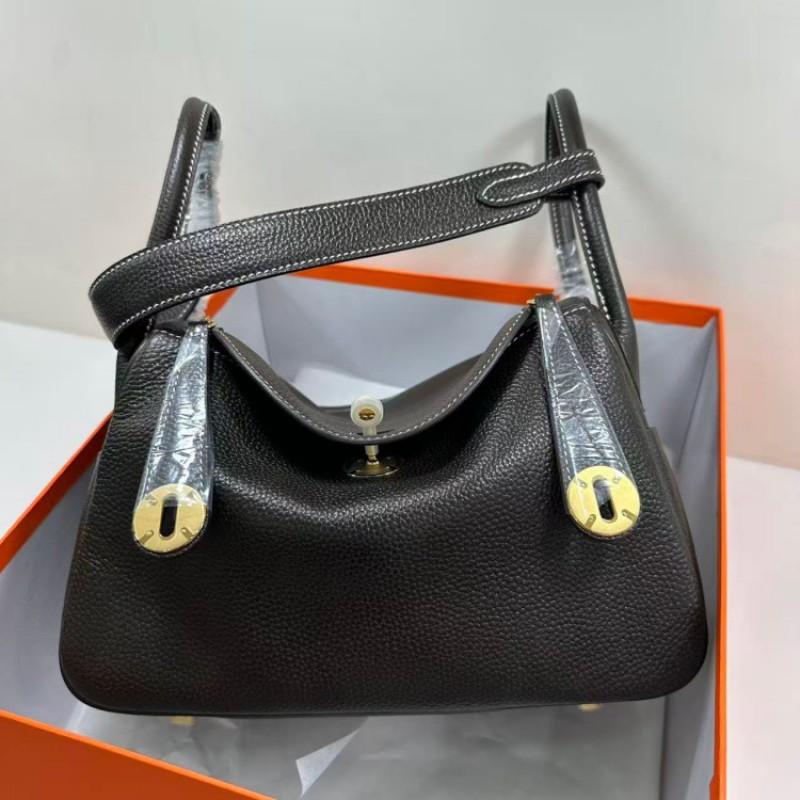 Semi-hand Wax Thread Bag TC Leather Doctor Womens Commuter Stainless Steel Hardware