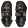 Gucci Wmns Double G Sandal 'Black' Women's 816625 AAEGP 1000