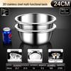 ZISIZ Extra-Thick Food Grade Stainless Steel Basin