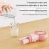 Handheld Fan Portable Handheld Misting Fan Rechargeable Operated Spray Mist Fan Water Mist Fan Outdoors Misting Personal Cooling