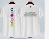 Camiseta Coldplay Music of the spheres Camiseta Unissex Tamanho Completo S-345XL