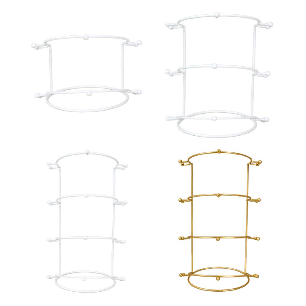 Bride Headbands Display Stand Jewelry Organizer Rack Princess Crown Headdress Holder High Capacity for Bride Hair Charm