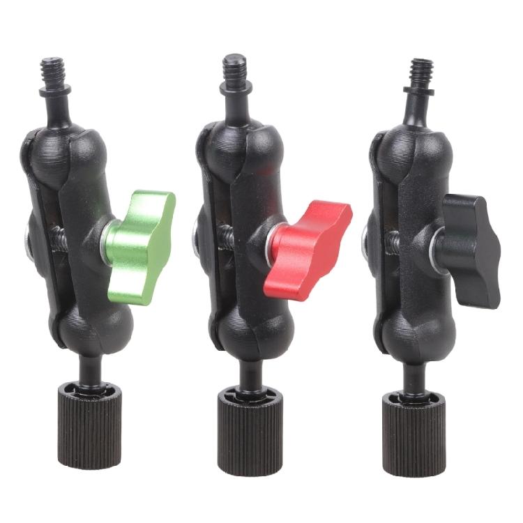 1/4inch Male to Female Threaded Ball Head Threaded Screw Adapter Double Head for DSLR Camera Microphones Attachment