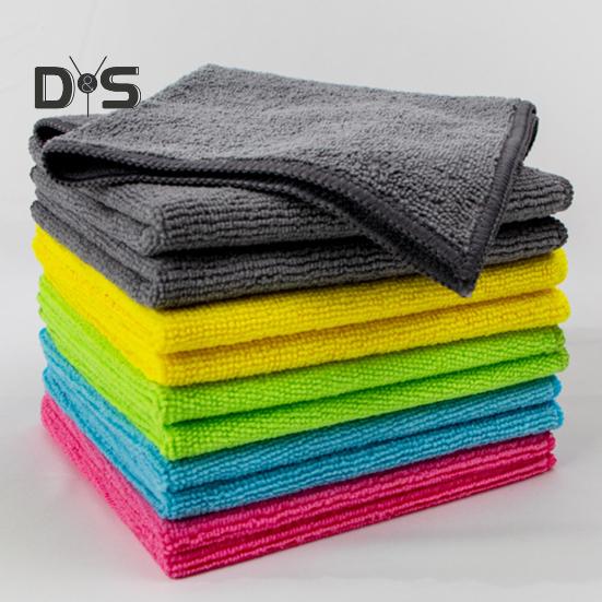 5Pcs 30x30cm Large Microfiber Cleaning Clothes Oil Stain Remover Highly Absorbent Reusable Kitchen Towels Set