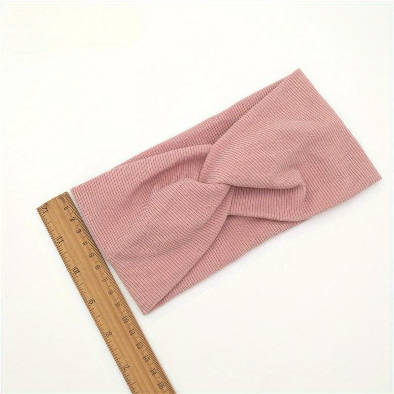 Autumn and Winter New Knitted Cross Headband Yoga Headband Face Wash Sports Threaded Head Band Female