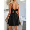 Women's Solid Color Dresses Elegant Style Solid Color Straps Short Dresses
