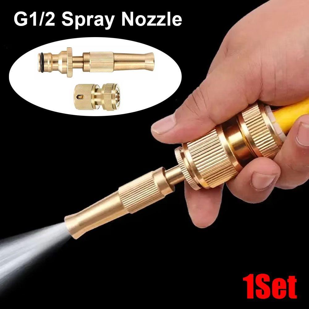 

1 комплект розпилювальної форсунки високого тиску з роз’ємом G1/2 Водяний факел Насадка Домашній шланг