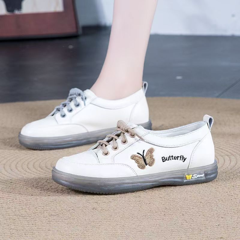 Spring New Casual Soft-soled Soft-sided Single Shoes Flat-soled Shoes