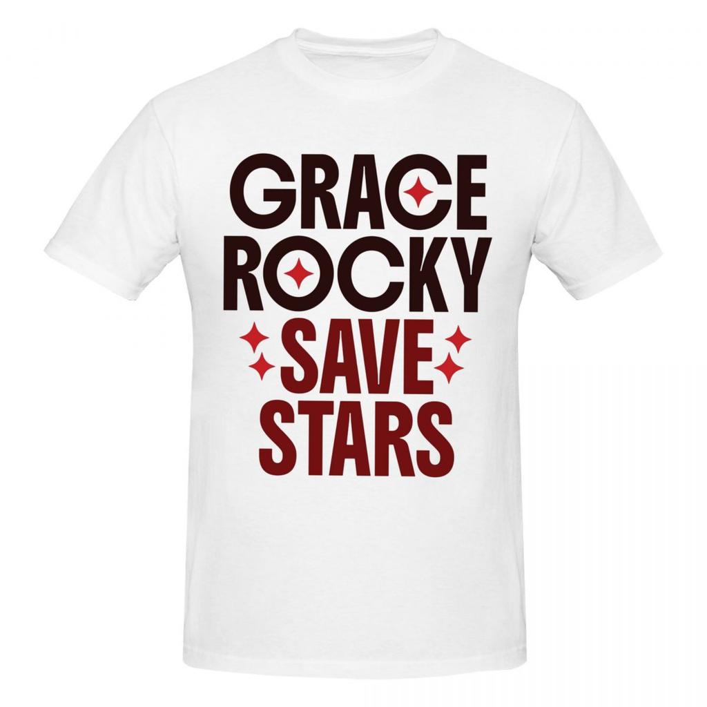 Unisex Projekt Hail Mary Grace Rettet Sterne Tolles T-Shirt Vintage Baumwolle Rundhals-T-Shirts