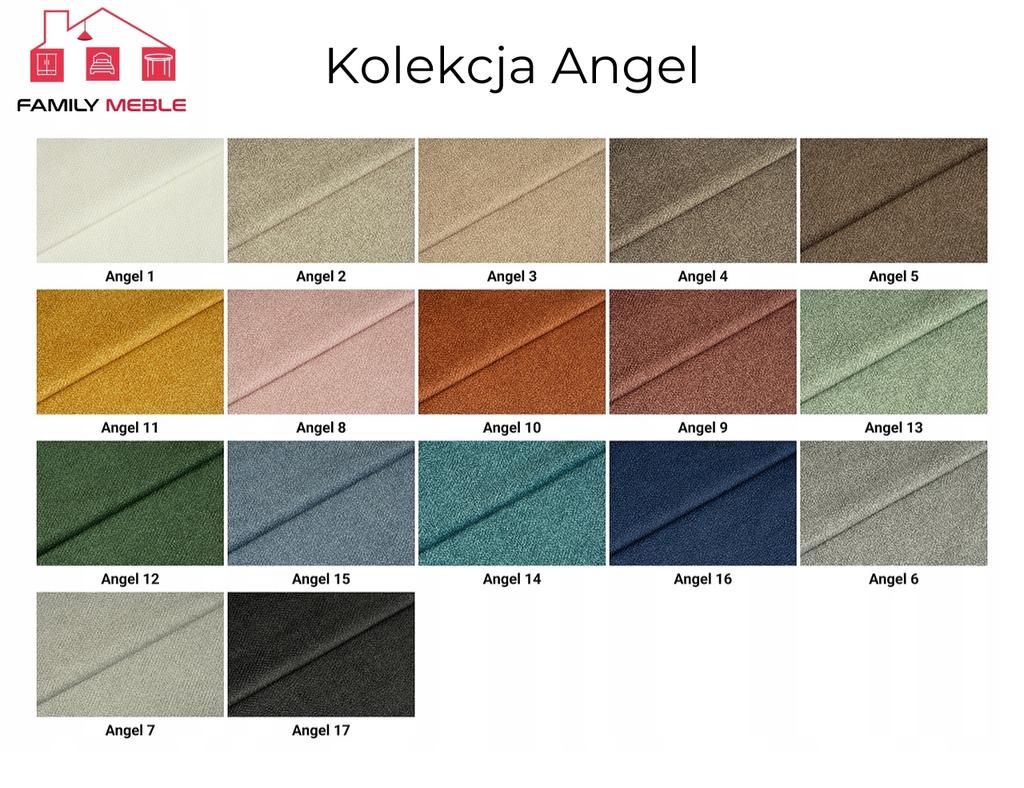 Fotel uszak Bella bujany skandynawski Family Meble granatowy ciemny welurowy