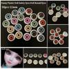 50pcs 12mm Doll Round Eyes Plastic Simulation Ceramic Eye Accessories Puppet Making Dinosaur Eyes