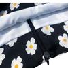 Leopard Floral High Waist Zip Skirt Women's Leopard Print Floral High Waist Zip Skirt