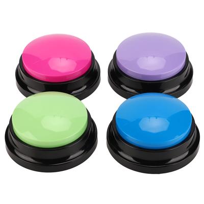 4pcs Record Talking Button Multifunctional 30S Dog Communication Buttons for Dogs Cats Pets