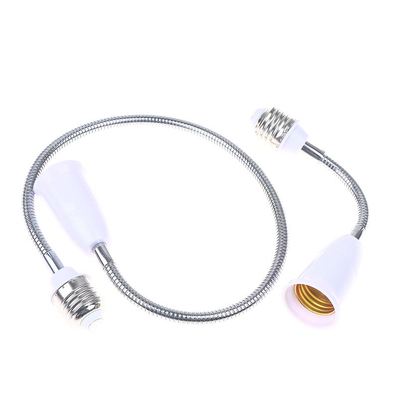 Flexible E27 To E27 Led Screw Lamp Base Bulb Socket Extender Extension Light Holder Lamp Base Light Socket Adapter Converter